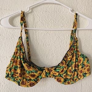 Vintage Sunflower Bralette